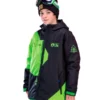 Picture Organic Fink Black-green Snowboard Jacket Youth 10K (14 Yrs) -XUEFENG EXTREME OUTFIT picture fink b black green 19199
