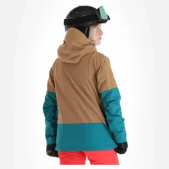 Picture, Fresya Jkt Ski-jas Dames Dark Stone Beige -XUEFENG EXTREME OUTFIT picture fresya jkt aa jas gevoerd dames dark stone beige 22pictu127v2 BI 03 1