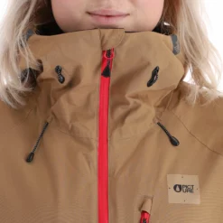 Picture, Fresya Jkt Ski-jas Dames Dark Stone Beige -XUEFENG EXTREME OUTFIT picture fresya jkt aa jas gevoerd dames dark stone beige 22pictu127v2 BI 07