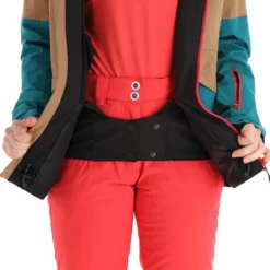 Picture, Fresya Jkt Ski-jas Dames Dark Stone Beige -XUEFENG EXTREME OUTFIT picture fresya jkt aa jas gevoerd dames dark stone beige 22pictu127v2 BI 09