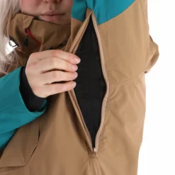 Picture, Fresya Jkt Ski-jas Dames Dark Stone Beige -XUEFENG EXTREME OUTFIT picture fresya jkt aa jas gevoerd dames dark stone beige 22pictu127v2 BI 10