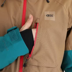 Picture, Fresya Jkt Ski-jas Dames Dark Stone Beige -XUEFENG EXTREME OUTFIT picture fresya jkt aa jas gevoerd dames dark stone beige 22pictu127v2 BI 11