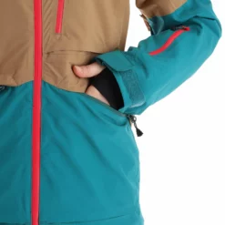 Picture, Fresya Jkt Ski-jas Dames Dark Stone Beige -XUEFENG EXTREME OUTFIT picture fresya jkt aa jas gevoerd dames dark stone beige 22pictu127v2 BI 12