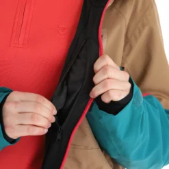 Picture, Fresya Jkt Ski-jas Dames Dark Stone Beige -XUEFENG EXTREME OUTFIT picture fresya jkt aa jas gevoerd dames dark stone beige 22pictu127v2 BI 13