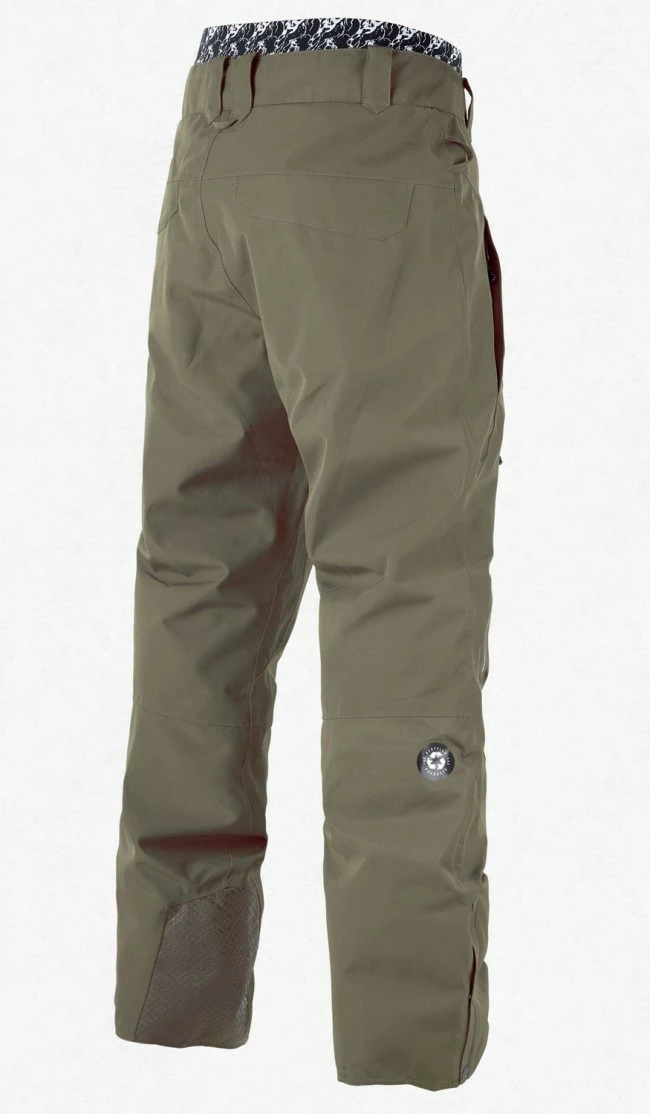 Picture Object Snowboard Pants Dark Army Green 20K 4 Picture Object Snowboard Pants Dark Army Green 20K - Afbeelding 2