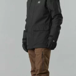 Picture Object Snowboard Pants Brown 20K (XXL Only) -XUEFENG EXTREME OUTFIT picture object snowboard pants dark brown 20k side 22133