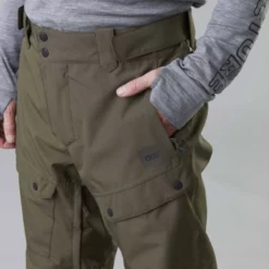 Picture Plan Snowboard Pants Dark Army Green 10K -XUEFENG EXTREME OUTFIT picture plan pants 10k dark army green pocket 22131