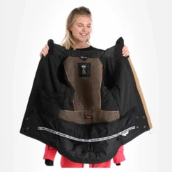 Picture, Seen Jkt Ski-jas Dames Dark Stone Beige -XUEFENG EXTREME OUTFIT picture seen jkt aa jas gevoerd dames dark stone beige 22pictu128v1 BI 05 1