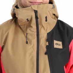 Picture, Seen Jkt Ski-jas Dames Dark Stone Beige -XUEFENG EXTREME OUTFIT picture seen jkt aa jas gevoerd dames dark stone beige 22pictu128v1 BI 08