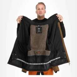 Picture, Track Jkt Ski-jas Heren Bruin -XUEFENG EXTREME OUTFIT picture track jkt aa jas gevoerd heren bruin 22pictu116v2 BI 05