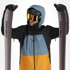 Picture, Track Jkt Ski-jas Heren Camel Bruin -XUEFENG EXTREME OUTFIT picture track jkt aa jas gevoerd heren camel bruin 22pictu116v1 BI 05 1