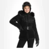 Poivre Blanc, Hybrid Ski Jacket Ski-jas Dames Glow Zwart