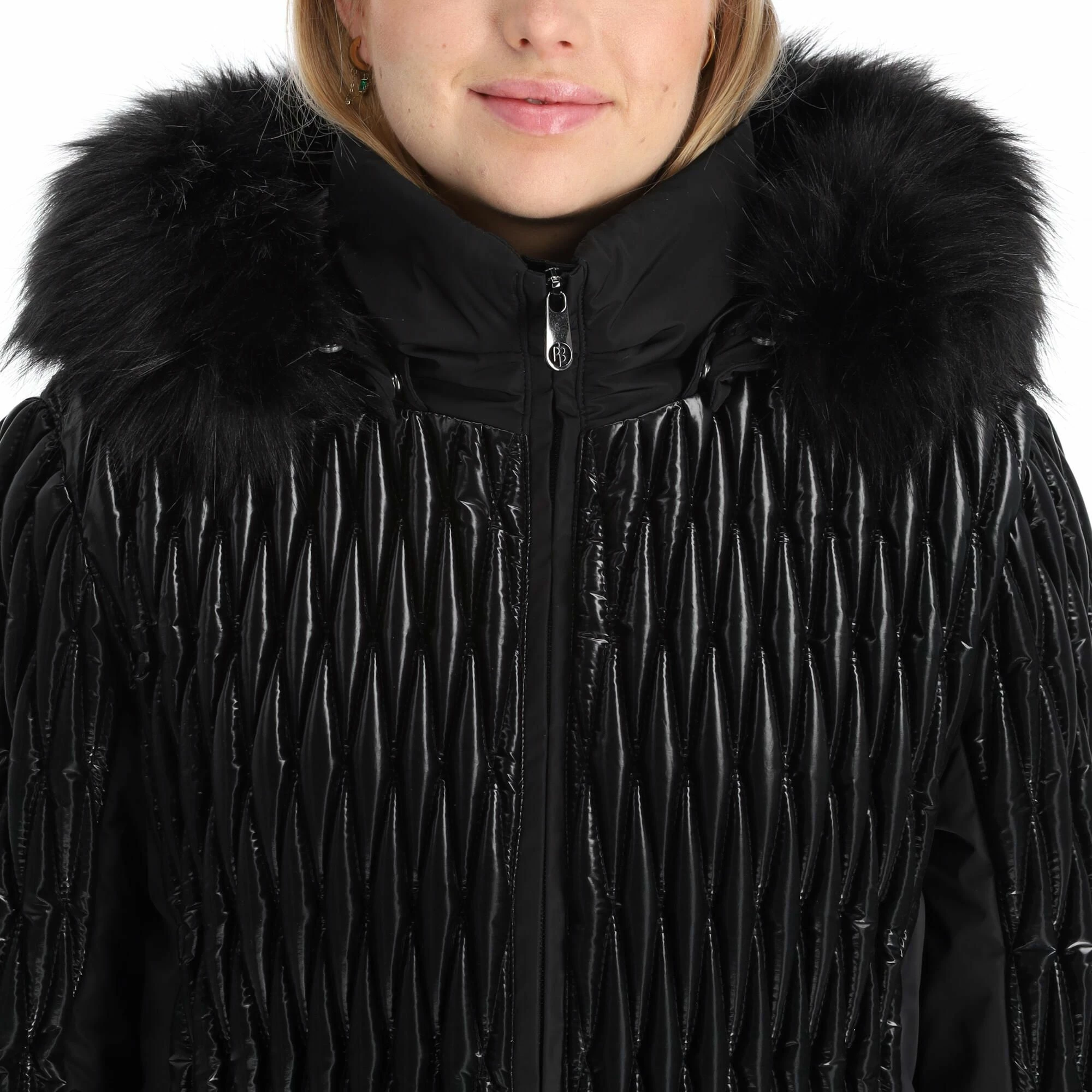 Poivre Blanc, Hybrid Ski Jacket Ski-jas Dames Glow Zwart 10 Poivre Blanc, Hybrid Ski Jacket Ski-jas Dames Glow Zwart - Afbeelding 8