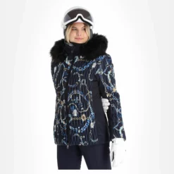 Poivre Blanc, Hybrid Ski Jacket Ski-jas Dames Jewelry Gothic Blauw -XUEFENG EXTREME OUTFIT poivre blanc hybrid ski jacket aa jas gevoerd dames jewelry 22poivr106v1 BI 02
