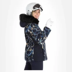 Poivre Blanc, Hybrid Ski Jacket Ski-jas Dames Jewelry Gothic Blauw -XUEFENG EXTREME OUTFIT poivre blanc hybrid ski jacket aa jas gevoerd dames jewelry 22poivr106v1 BI 03