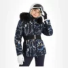 Poivre Blanc, Hybrid Ski Jacket Ski-jas Dames Jewelry Gothic Blauw -XUEFENG EXTREME OUTFIT poivre blanc hybrid ski jacket aa jas gevoerd dames jewelry 22poivr106v1 BI 05