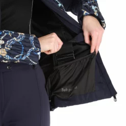 Poivre Blanc, Hybrid Ski Jacket Ski-jas Dames Jewelry Gothic Blauw -XUEFENG EXTREME OUTFIT poivre blanc hybrid ski jacket aa jas gevoerd dames jewelry 22poivr106v1 BI 07