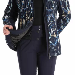 Poivre Blanc, Hybrid Ski Jacket Ski-jas Dames Jewelry Gothic Blauw -XUEFENG EXTREME OUTFIT poivre blanc hybrid ski jacket aa jas gevoerd dames jewelry 22poivr106v1 BI 12