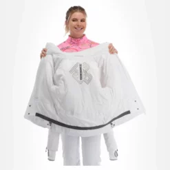 Poivre Blanc, Stretch Ski Jacket Ski-jas Dames Fancy Wit 20 Poivre Blanc, Stretch Ski Jacket Ski-jas Dames Fancy Wit -XUEFENG EXTREME OUTFIT poivre blanc stretch ski jacket aa jas gevoerd dames fancy wit 22poivr102v2 BI 06