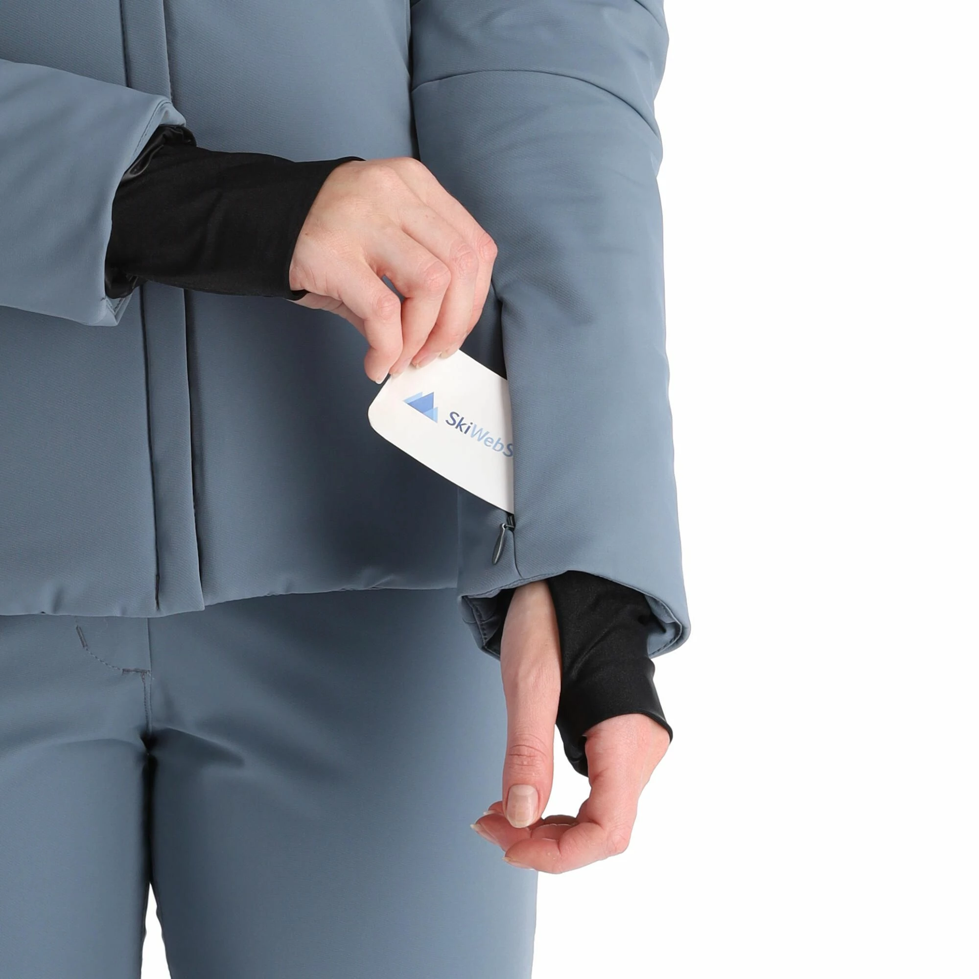 Poivre Blanc, Stretch Ski Jacket Ski-jas Dames Thunder Grijs 9 Poivre Blanc, Stretch Ski Jacket Ski-jas Dames Thunder Grijs - Afbeelding 7