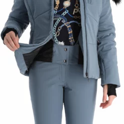 Poivre Blanc, Stretch Ski Jacket Ski-jas Dames Thunder Grijs 21 Poivre Blanc, Stretch Ski Jacket Ski-jas Dames Thunder Grijs -XUEFENG EXTREME OUTFIT poivre blanc stretch ski jacket aa jas gevoerd dames thunder 22poivr104v1 BI 09