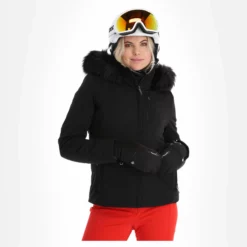 Poivre Blanc, Stretch Ski Jacket Ski-jas Dames Zwart 16 Poivre Blanc, Stretch Ski Jacket Ski-jas Dames Zwart -XUEFENG EXTREME OUTFIT poivre blanc stretch ski jacket aa jas gevoerd dames zwart 22poivr104v3 BI 04