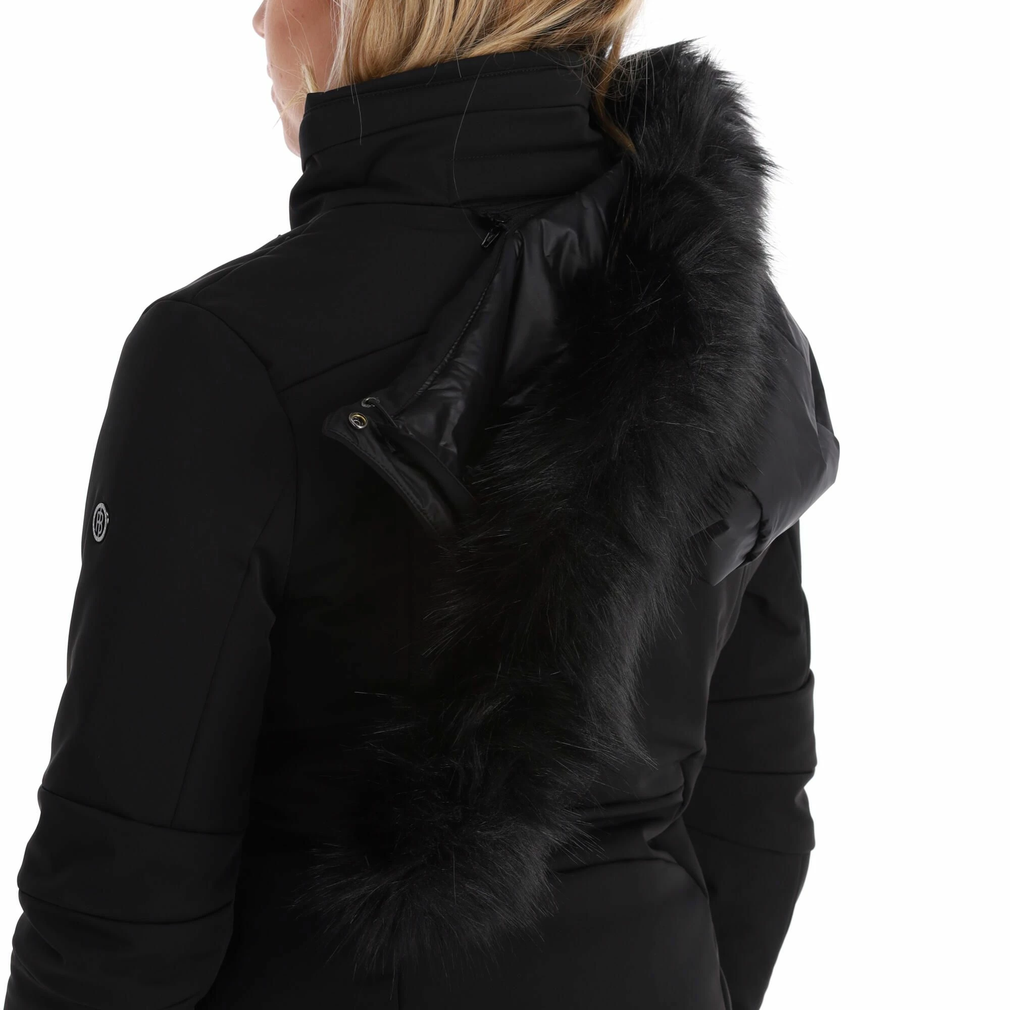 Poivre Blanc, Stretch Ski Jacket Ski-jas Dames Zwart 11 Poivre Blanc, Stretch Ski Jacket Ski-jas Dames Zwart - Afbeelding 9