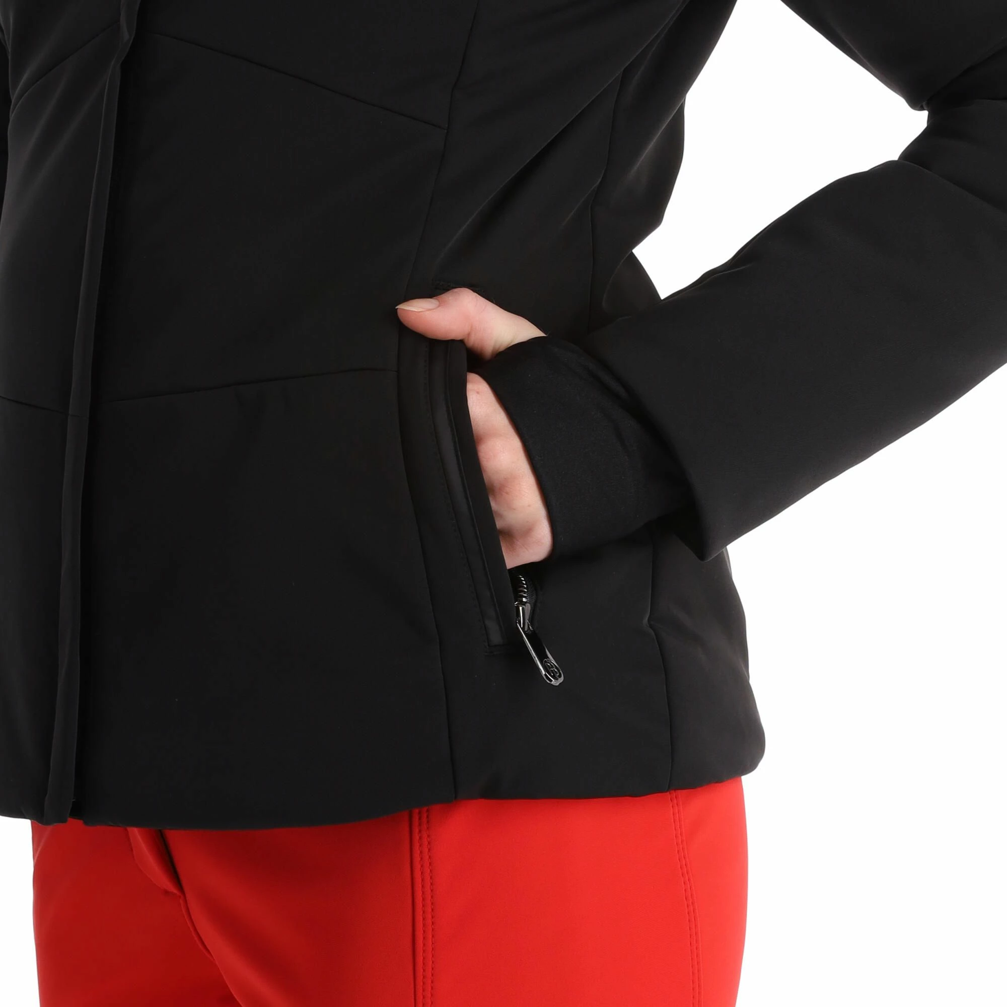 Poivre Blanc, Stretch Ski Jacket Ski-jas Dames Zwart 13 Poivre Blanc, Stretch Ski Jacket Ski-jas Dames Zwart - Afbeelding 11