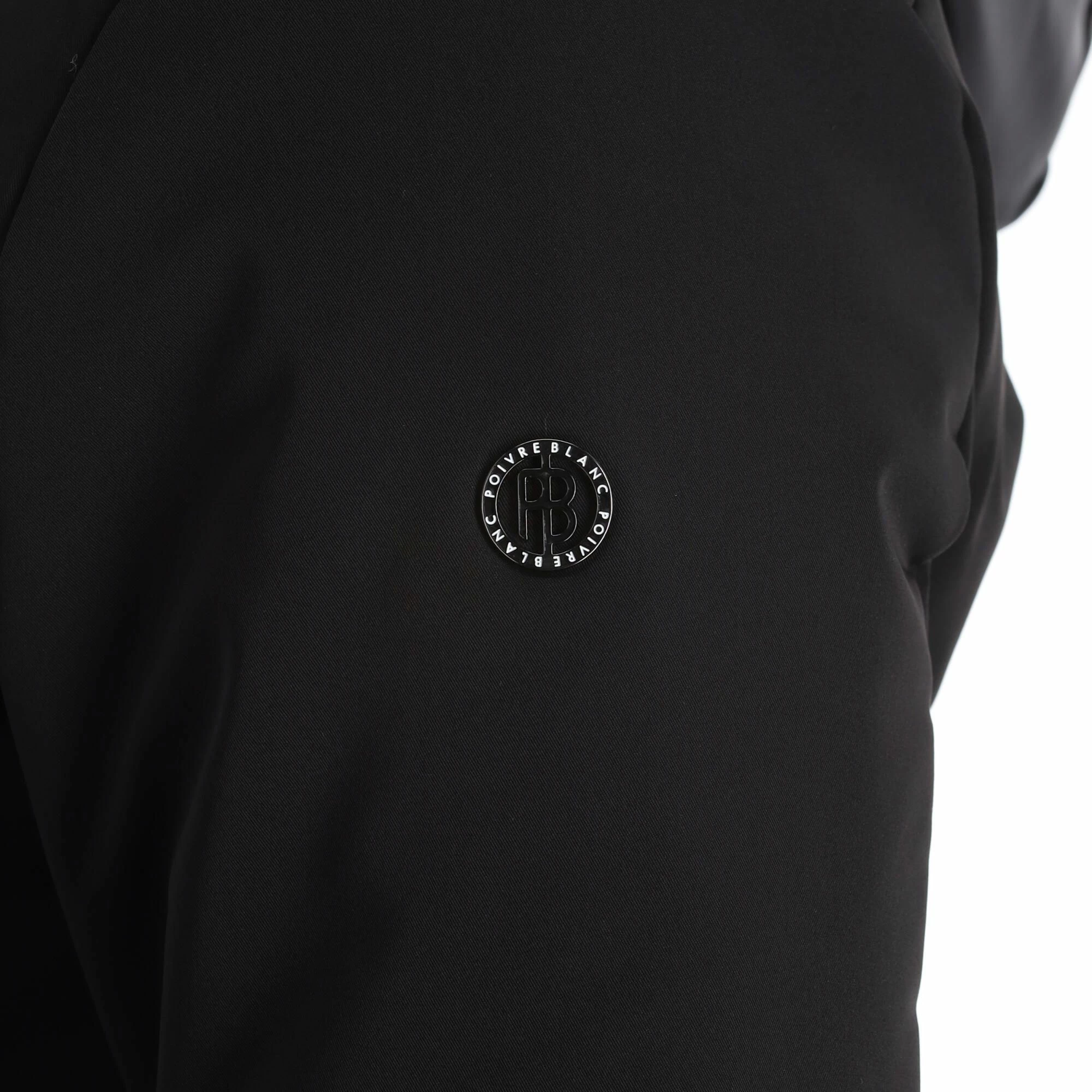 Poivre Blanc, Stretch Ski Jacket Ski-jas Dames Zwart 14 Poivre Blanc, Stretch Ski Jacket Ski-jas Dames Zwart - Afbeelding 12