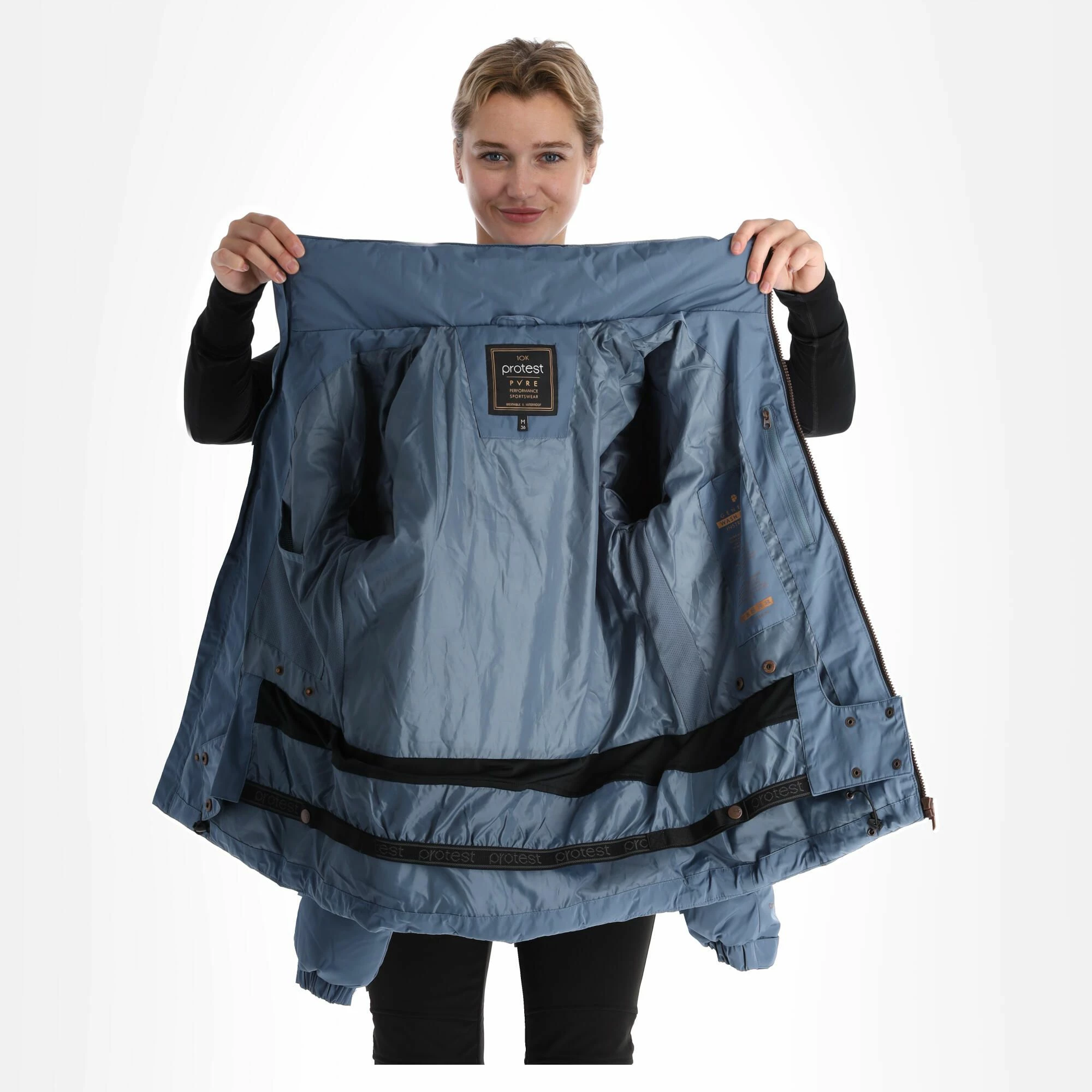 Protest, Prtartss Ski-jas Dames Manatee Blauw 7 Protest, Prtartss Ski-jas Dames Manatee Blauw - Afbeelding 5