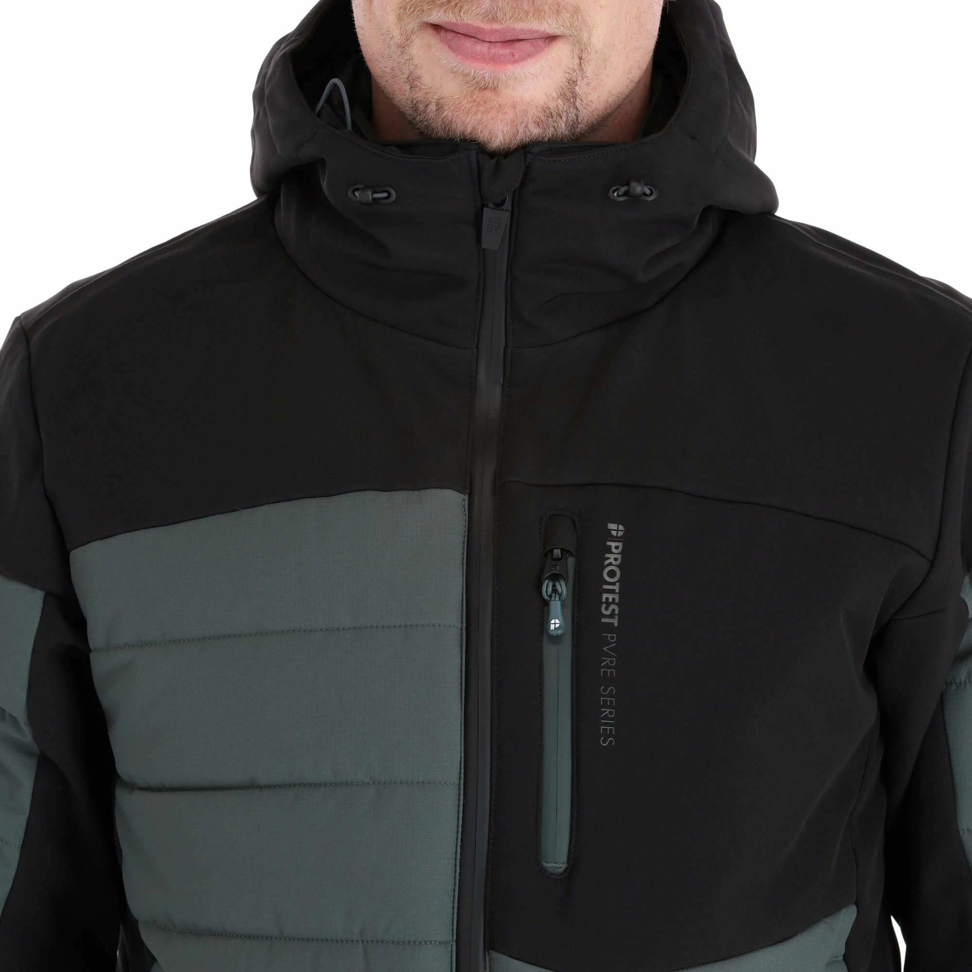 Protest, Prtmount Ski-jas Heren Hunter Groen 10 Protest, Prtmount Ski-jas Heren Hunter Groen - Afbeelding 8