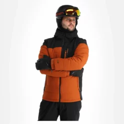 Protest, Prtmount Ski-jas Heren Umber Oranje -XUEFENG EXTREME OUTFIT protest prtmount aa jas gevoerd heren umber oranje 22prote114v3 BI 04