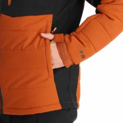 Protest, Prtmount Ski-jas Heren Umber Oranje -XUEFENG EXTREME OUTFIT protest prtmount aa jas gevoerd heren umber oranje 22prote114v3 BI 13