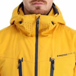 Protest, Prttimo Ski-jas Heren Dark Geel -XUEFENG EXTREME OUTFIT protest prttimo aa jas gevoerd heren dark geel 22prote113v4 BI 11