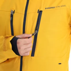 Protest, Prttimo Ski-jas Heren Dark Geel -XUEFENG EXTREME OUTFIT protest prttimo aa jas gevoerd heren dark geel 22prote113v4 BI 12