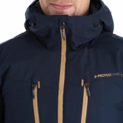 Protest, Prttimo Ski-jas Heren Deep Ocean Blauw -XUEFENG EXTREME OUTFIT protest prttimo aa jas gevoerd heren deep ocean blauw 22prote113v2 BI 07