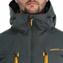 Protest, Prttimo Ski-jas Heren Hunter Groen -XUEFENG EXTREME OUTFIT protest prttimo aa jas gevoerd heren hunter groen 22prote113v1 BI 07