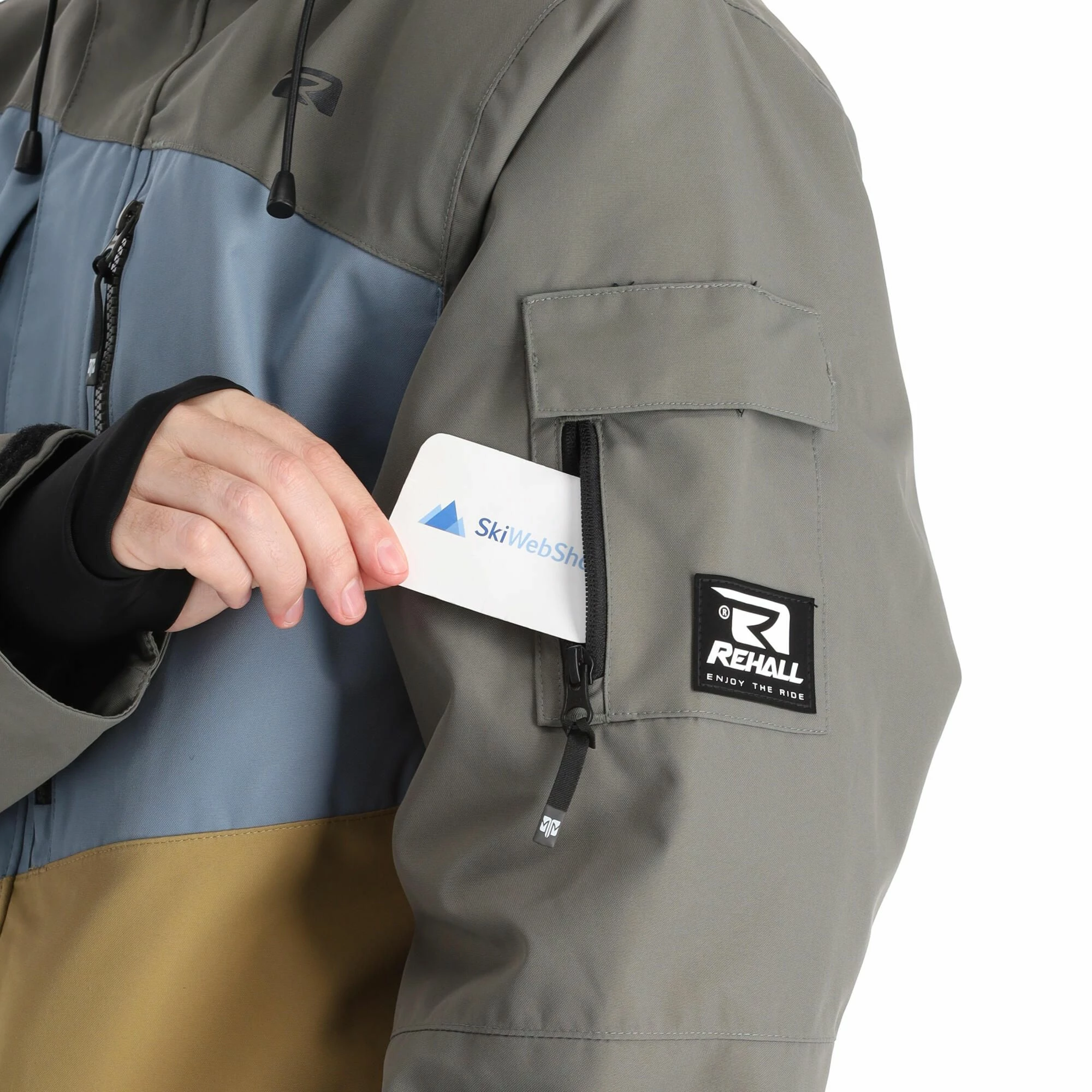 Rehall, Anchor-R Ski-jas Heren Antique Bronze Bruin 9 Rehall, Anchor-R Ski-jas Heren Antique Bronze Bruin - Afbeelding 7