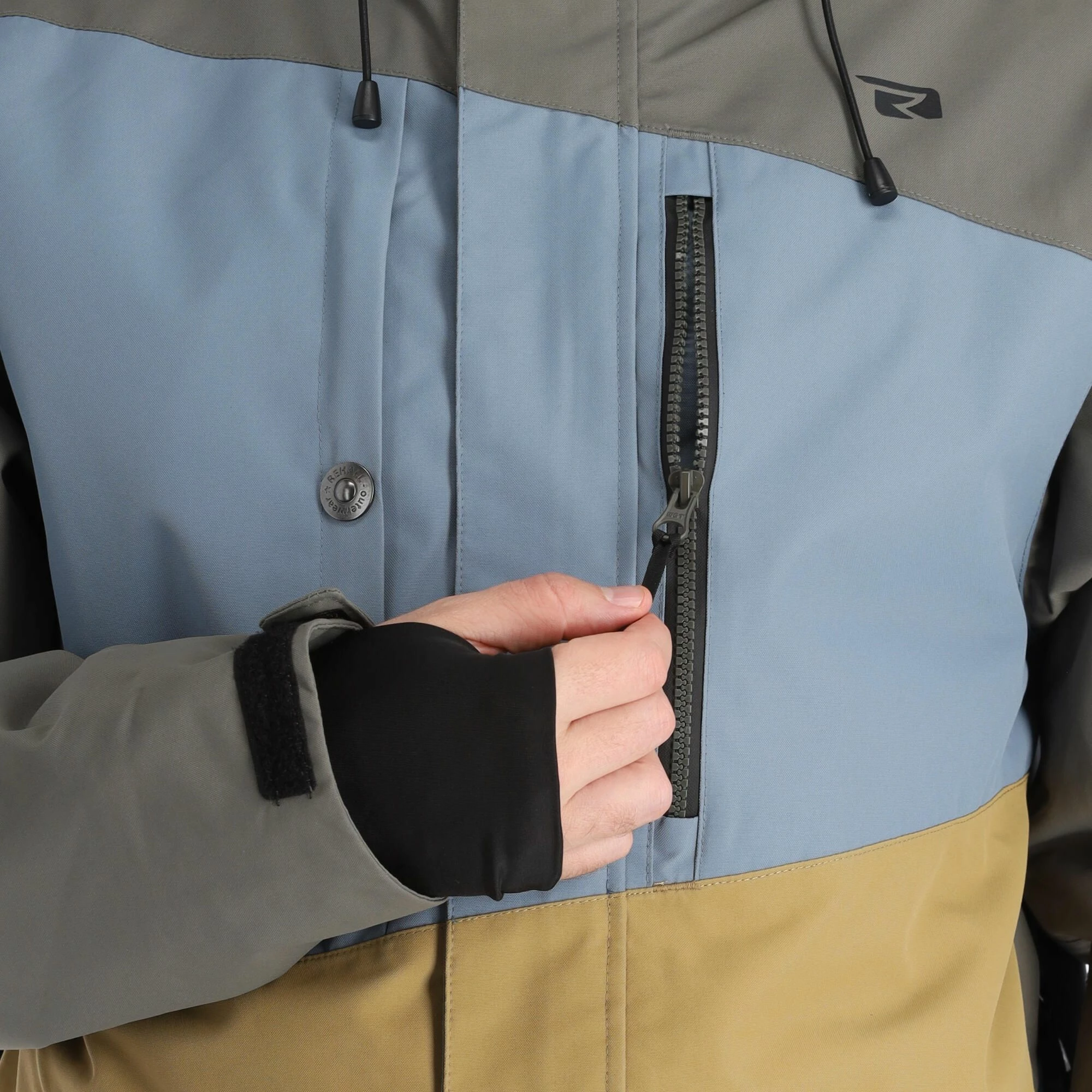 Rehall, Anchor-R Ski-jas Heren Antique Bronze Bruin 12 Rehall, Anchor-R Ski-jas Heren Antique Bronze Bruin - Afbeelding 10