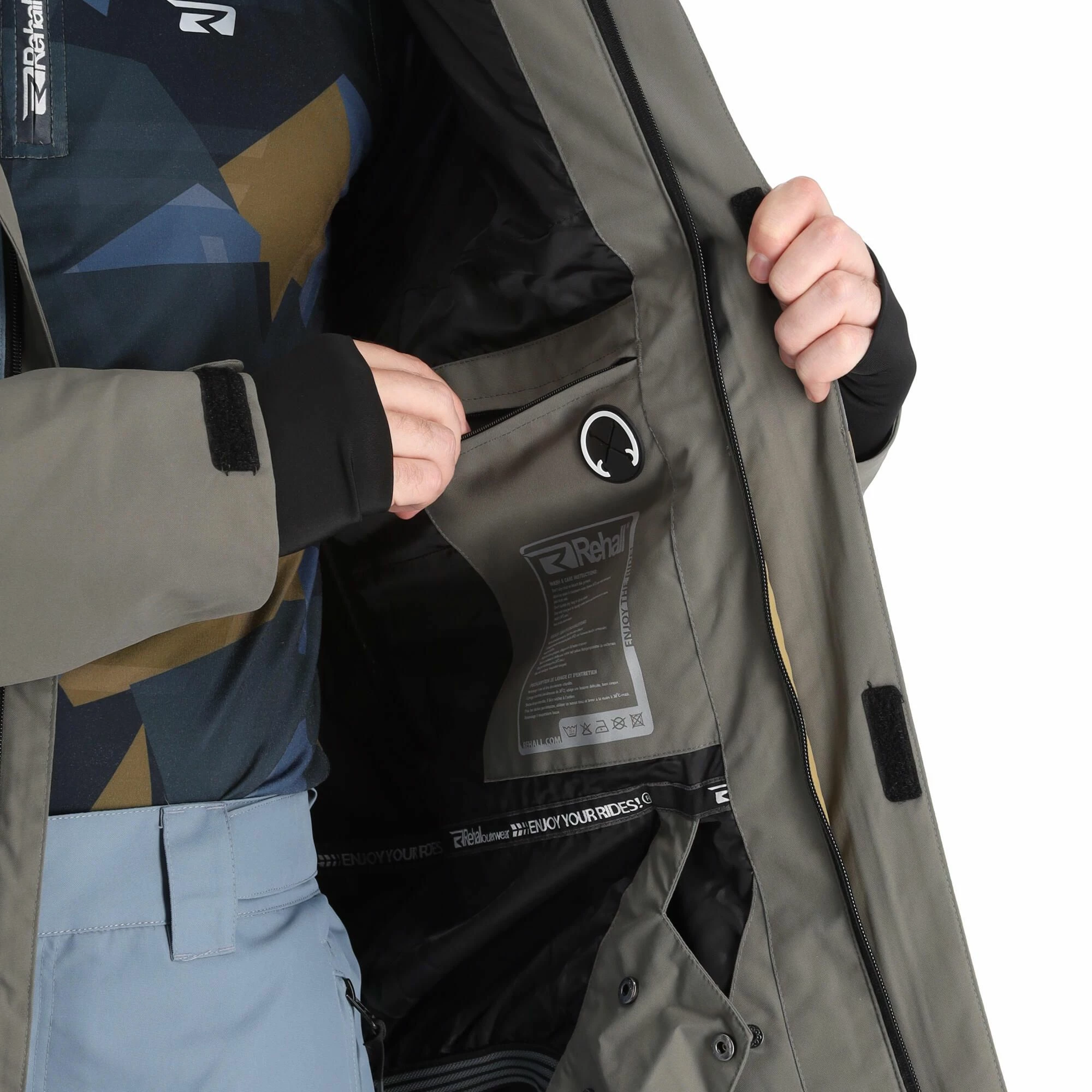 Rehall, Anchor-R Ski-jas Heren Antique Bronze Bruin 16 Rehall, Anchor-R Ski-jas Heren Antique Bronze Bruin - Afbeelding 14