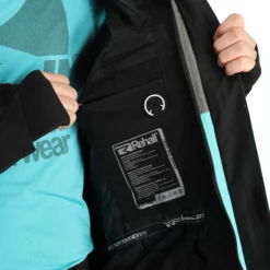 Rehall, Anchor-R Ski-jas Heren Aqua Blauw -XUEFENG EXTREME OUTFIT rehall anchor r aa jas gevoerd heren aqua blauw 22rehal105v3 BI 14
