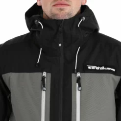 Rehall, Bud-R Ski-jas Heren Gunmetal Grijs -XUEFENG EXTREME OUTFIT rehall bud r aa jas gevoerd heren gunmetal grijs 22rehal104v2 BI 07