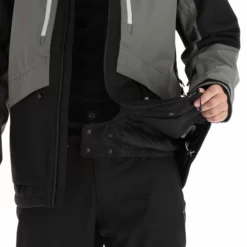 Rehall, Bud-R Ski-jas Heren Gunmetal Grijs -XUEFENG EXTREME OUTFIT rehall bud r aa jas gevoerd heren gunmetal grijs 22rehal104v2 BI 09