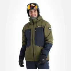Rehall, Bud-R Ski-jas Heren Olive Night Groen 18 Rehall, Bud-R Ski-jas Heren Olive Night Groen -XUEFENG EXTREME OUTFIT rehall bud r aa jas gevoerd heren olive night groen 22rehal104v1 BI 04 1