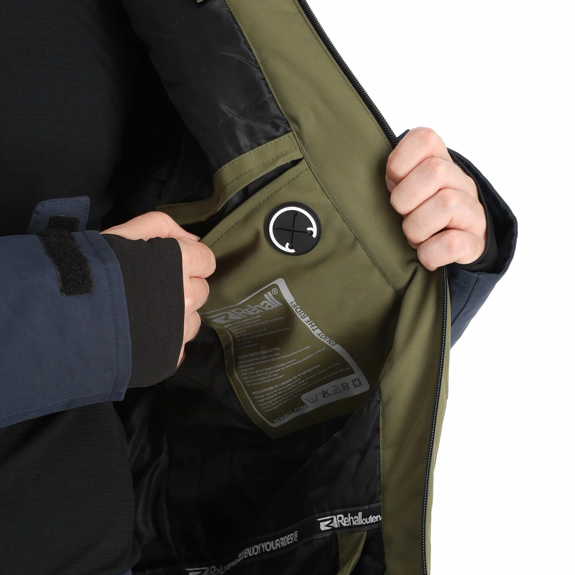 Rehall, Bud-R Ski-jas Heren Olive Night Groen 12 Rehall, Bud-R Ski-jas Heren Olive Night Groen - Afbeelding 10