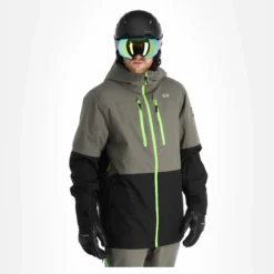 Rehall, Cream-R Ski-jas Heren Gunmetal Grijs -XUEFENG EXTREME OUTFIT rehall cream r aa jas gevoerd heren gunmetal grijs 22rehal102v1 BI 04