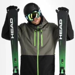 Rehall, Cream-R Ski-jas Heren Gunmetal Grijs -XUEFENG EXTREME OUTFIT rehall cream r aa jas gevoerd heren gunmetal grijs 22rehal102v1 BI 05