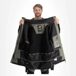 Rehall, Cream-R Ski-jas Heren Gunmetal Grijs -XUEFENG EXTREME OUTFIT rehall cream r aa jas gevoerd heren gunmetal grijs 22rehal102v1 BI 06