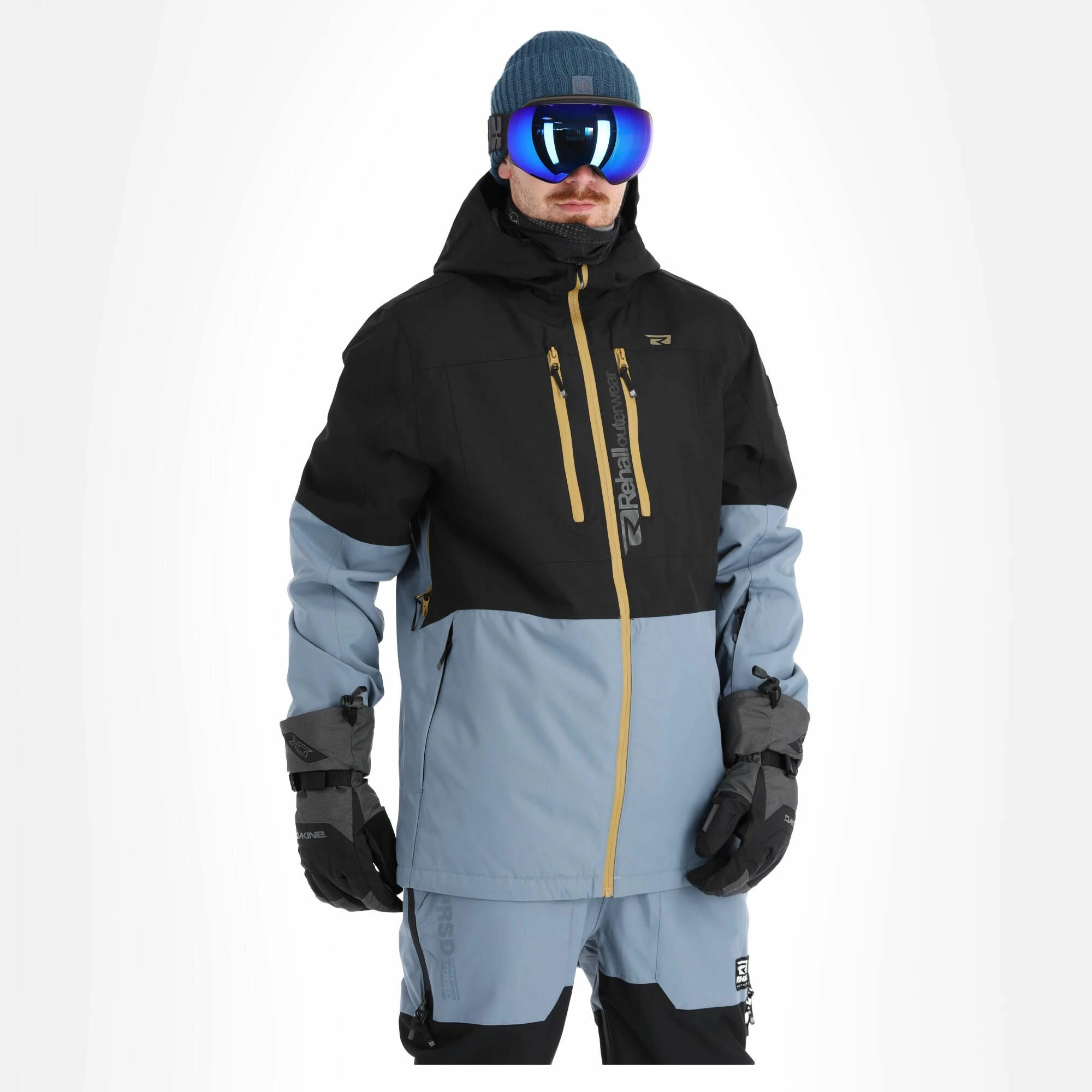 Rehall, Cream-R Ski-jas Heren Mirage Blauw 3 Rehall, Cream-R Ski-jas Heren Mirage Blauw