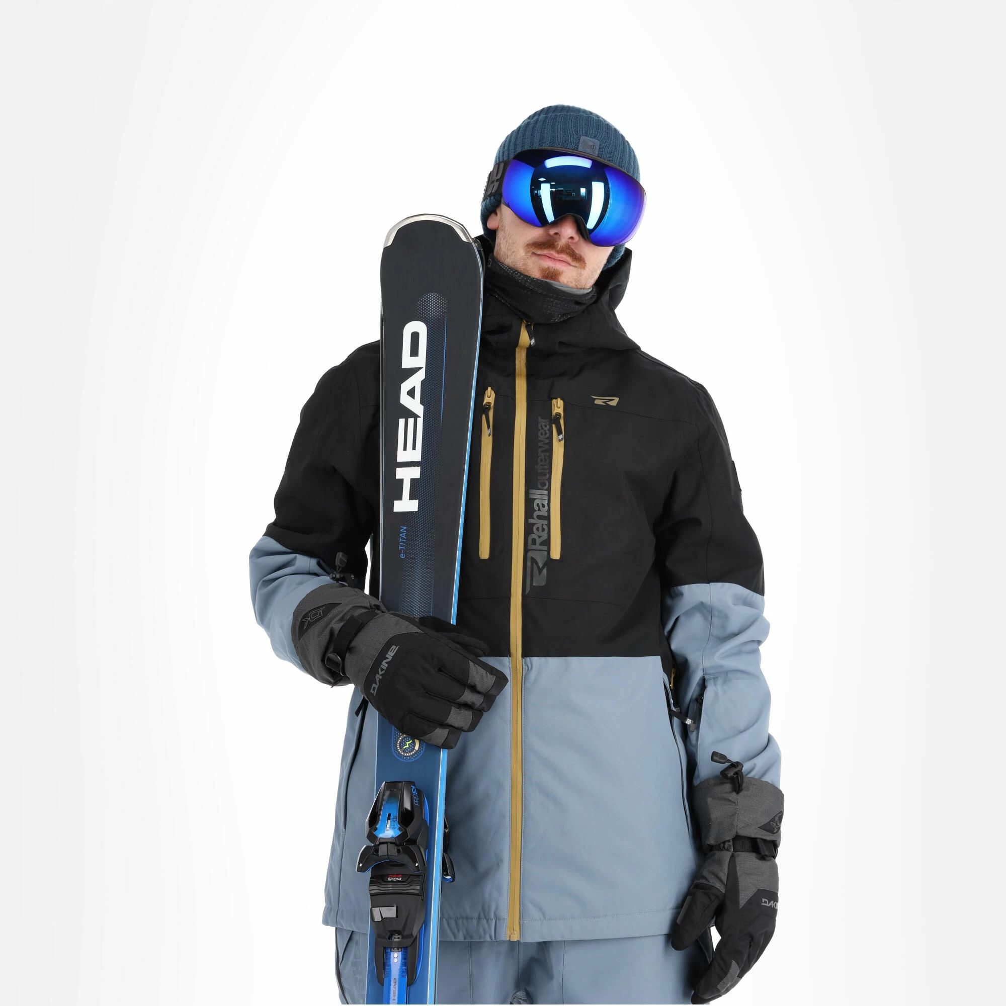 Rehall, Cream-R Ski-jas Heren Mirage Blauw 6 Rehall, Cream-R Ski-jas Heren Mirage Blauw - Afbeelding 4